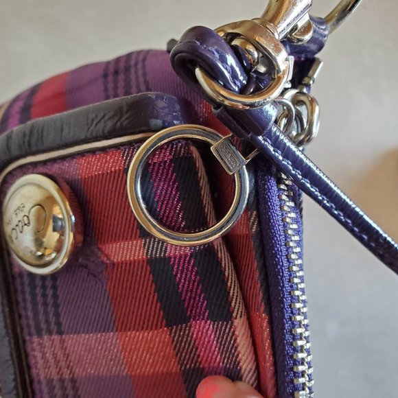 Like New Rare Coach Poppy Graffiti Crossbody Bag Purse m - Picture 8 of 11